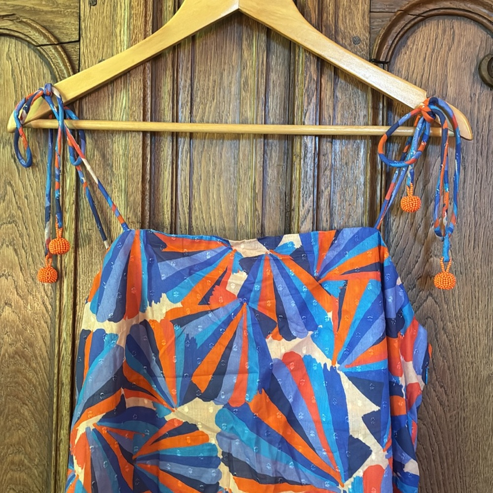 Farm Rio x Anthropologie Tie-Strap Shift Mini Dress - Picture 7 of 13